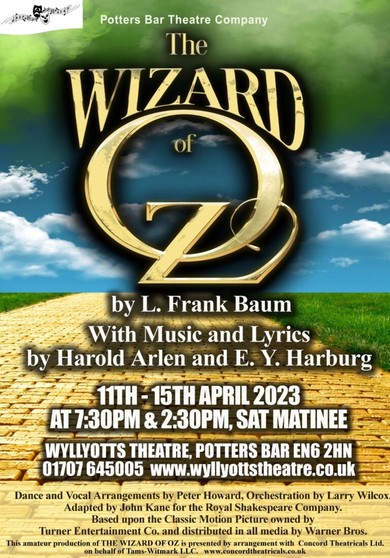 Wizard of Oz Potters Bar Theatre Company